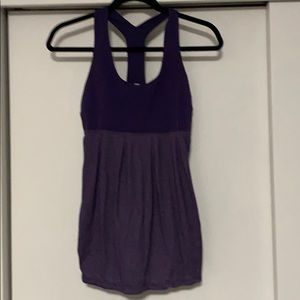 EUC Lululemon T-back top (size 8)